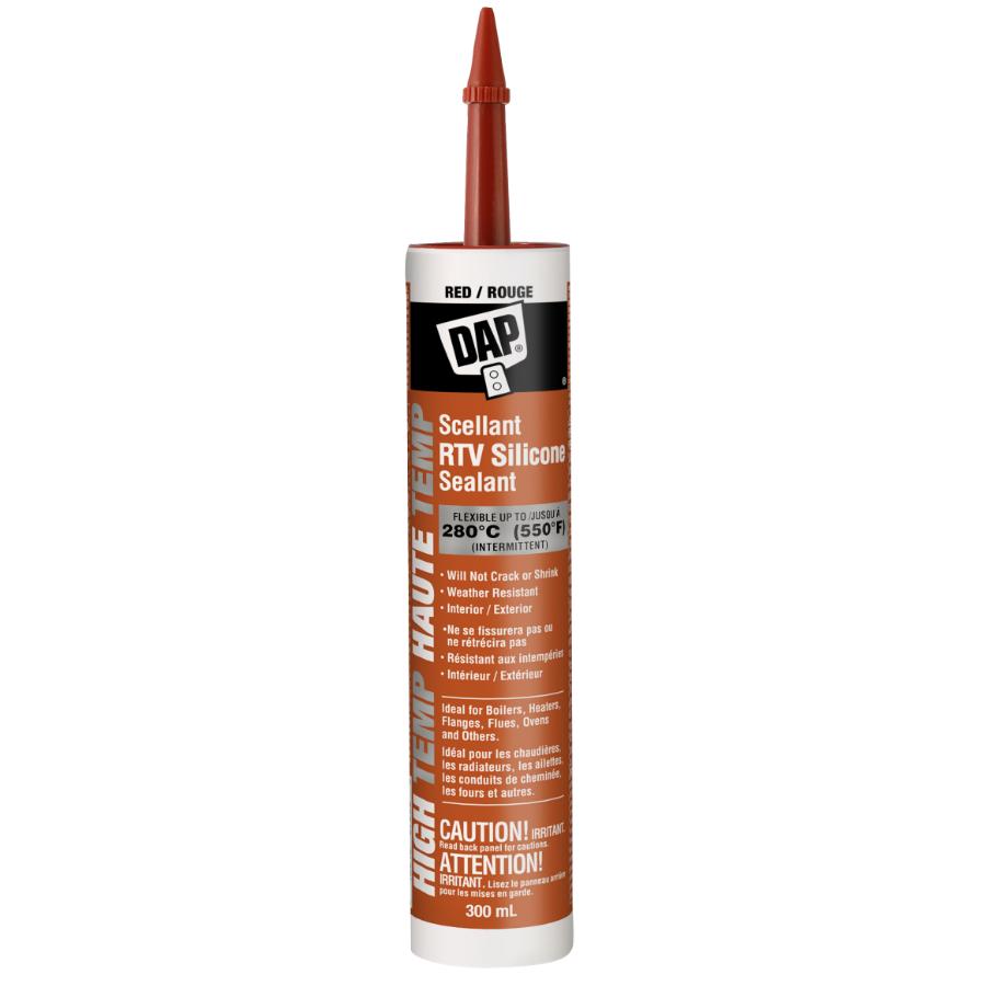 Dap RTV High Temperature Silicone Sealant Red, 300 ml Weeks Home