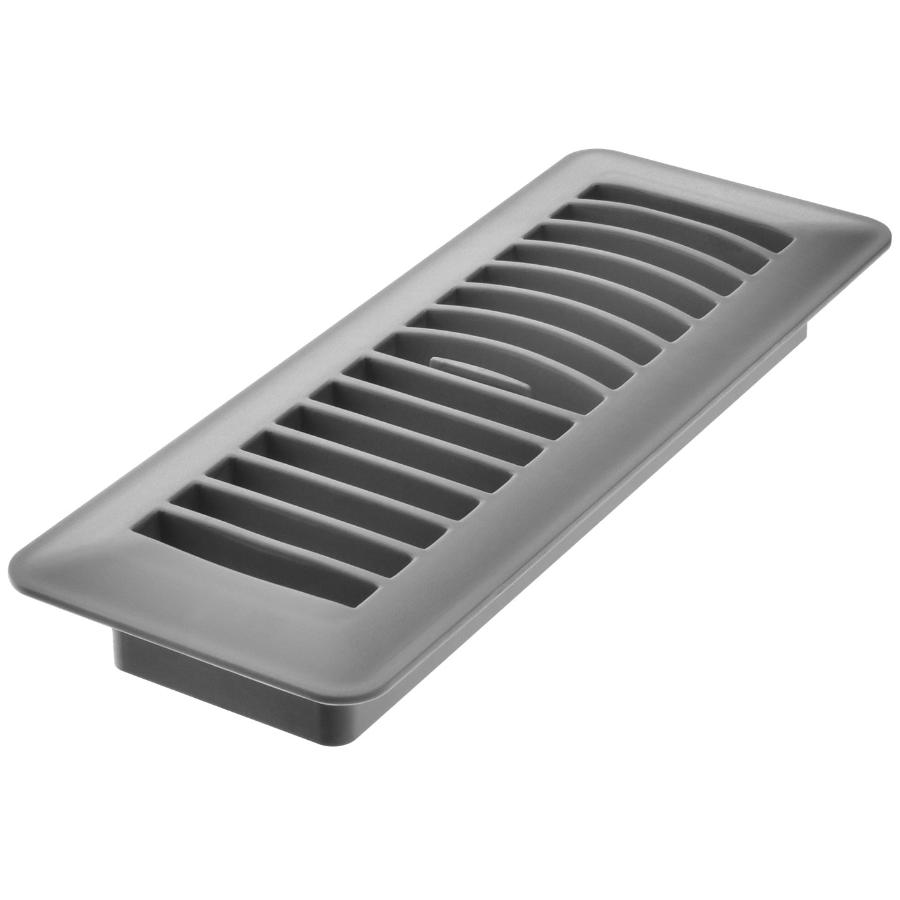 Imperial Manufacturing 3" x 10" Grey Poly Floor Diffuser Weeks
